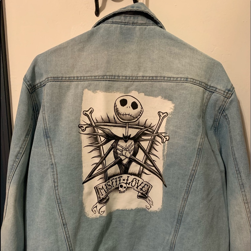 Nightmare before Christmas denim jacket